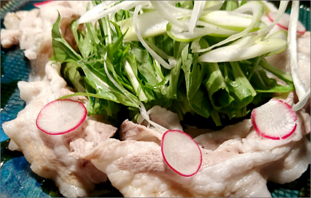 豚バラと水菜の冷しゃぶサラダ